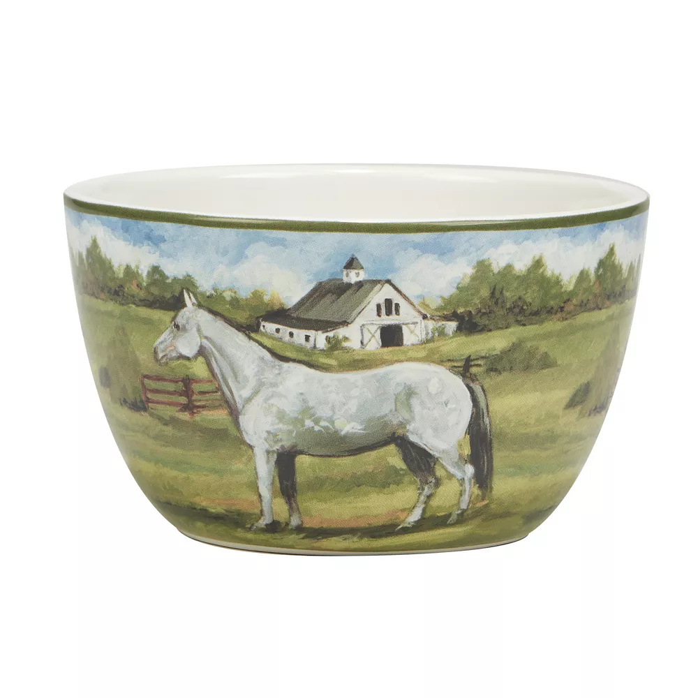 Certified International York Stables 4-pc. Ice Cream Bowl Set 4 Certified International York Stables 4-pc. Ice Cream Bowl Set - Image 4