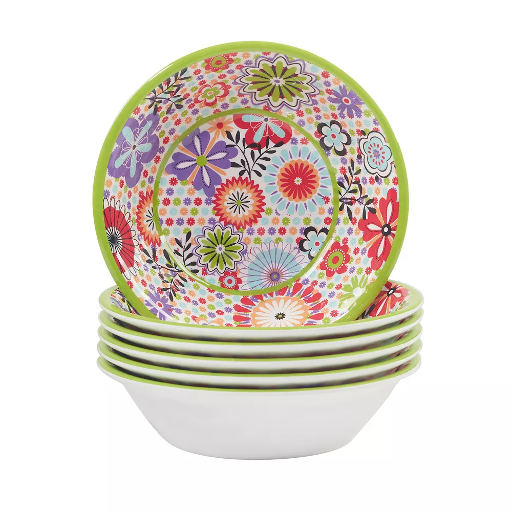 Certified International Carnaby 6-pc. Melamine All-Purpose Bowl Set 1 Certified International Carnaby 6-pc. Melamine All-Purpose Bowl Set