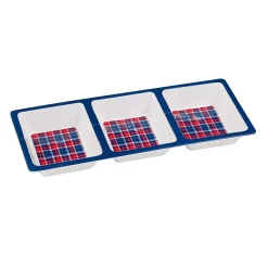 Certified International Patriotic Plaid 3-pc. Melamine Hostess Set 5 Certified International Patriotic Plaid 3-pc. Melamine Hostess Set -Certified international Sales 6203429 ALT2