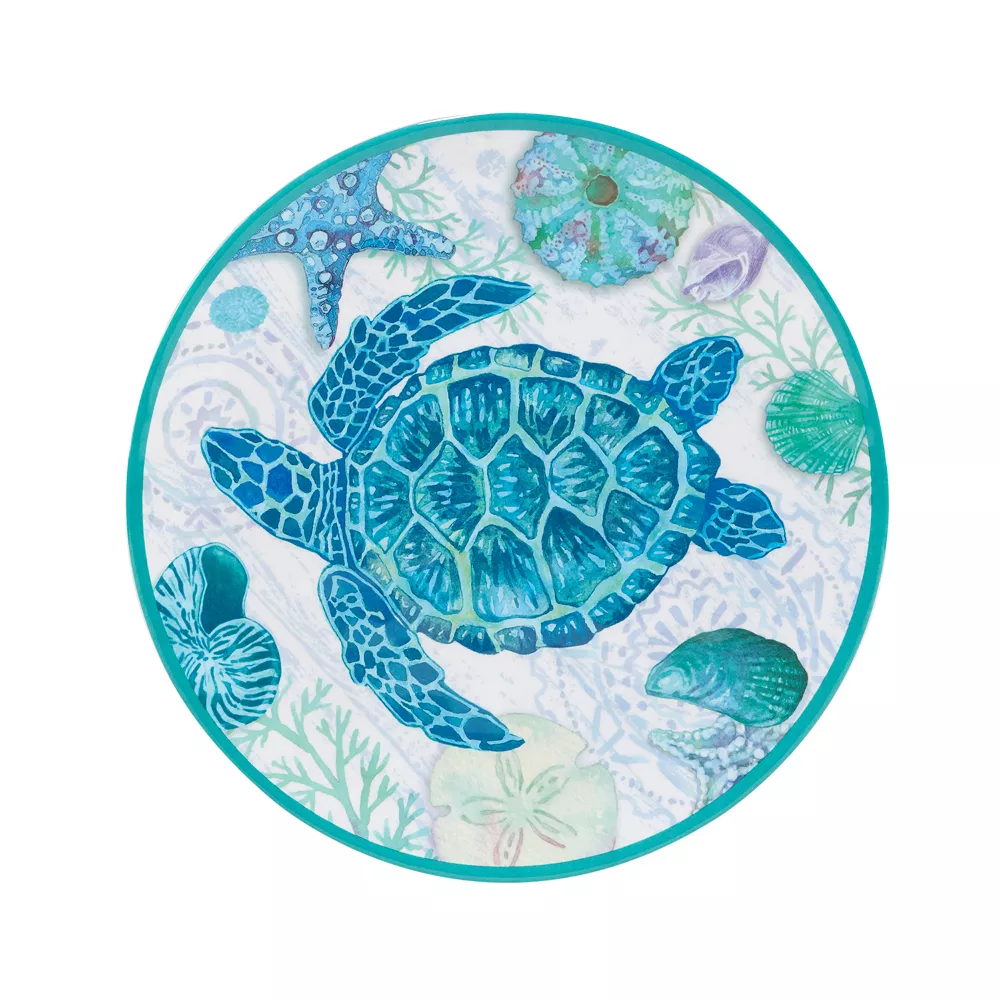 Certified International Serene Seas 12-pc. Melamine Dinnerware Set 2 Certified International Serene Seas 12-pc. Melamine Dinnerware Set - Image 2