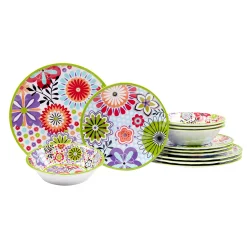 Certified international Sales 31 Certified International Carnaby 12-pc. Melamine Dinnerware Set