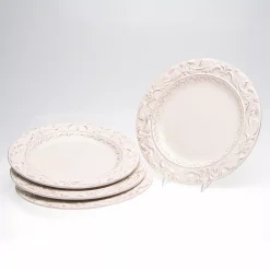 Certified International Firenze Ivory 4-pc. Dinner Plate Set